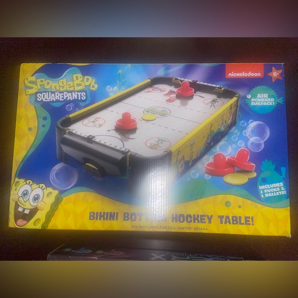 SpongeBob SquarePants bikini bottom air hockey table game - Picture 1 of 2